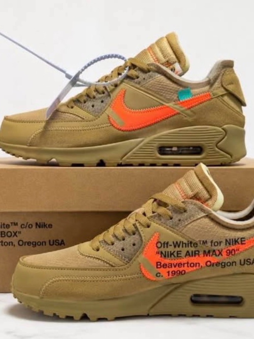 Nike Air Max 90 x Off-White White Men’s Size 9 New With Box - Picture 3 of 10